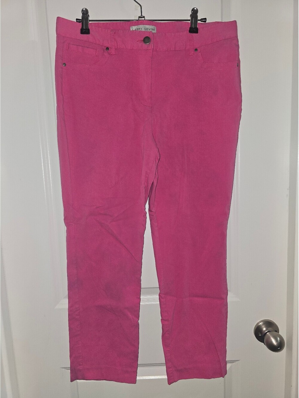 Larry Levine Women's Pink Pants Size 12